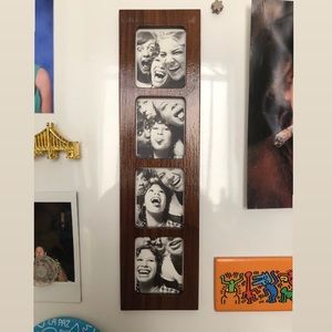 Magnetic Photobooth Frame in Walnut